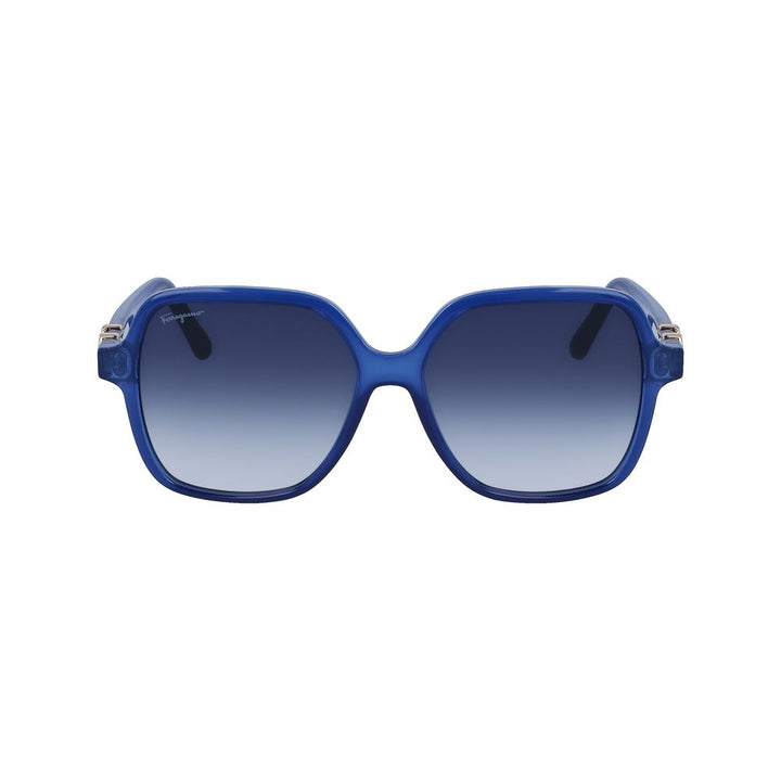 Ferragamo Blue Injected Sunglasses