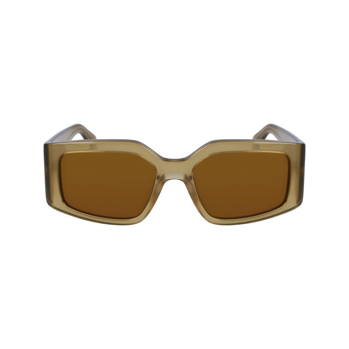 Ferragamo Green Acetate Sunglasses