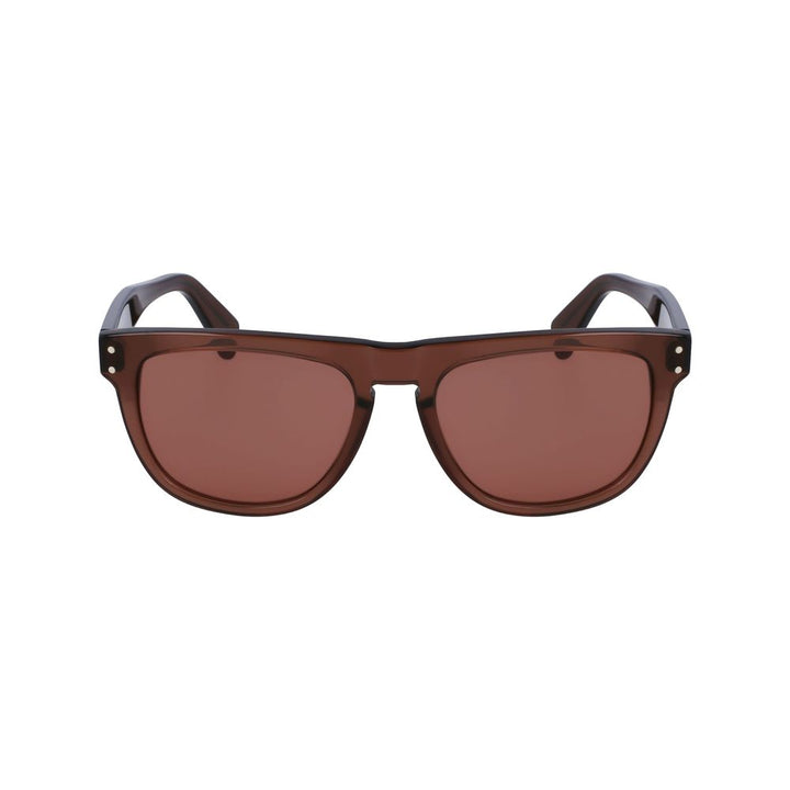 Ferragamo Brown Acetate Sunglasses