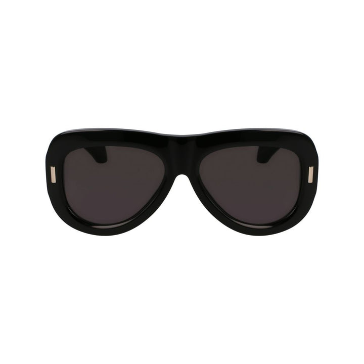 Ferragamo Black Acetate Sunglasses
