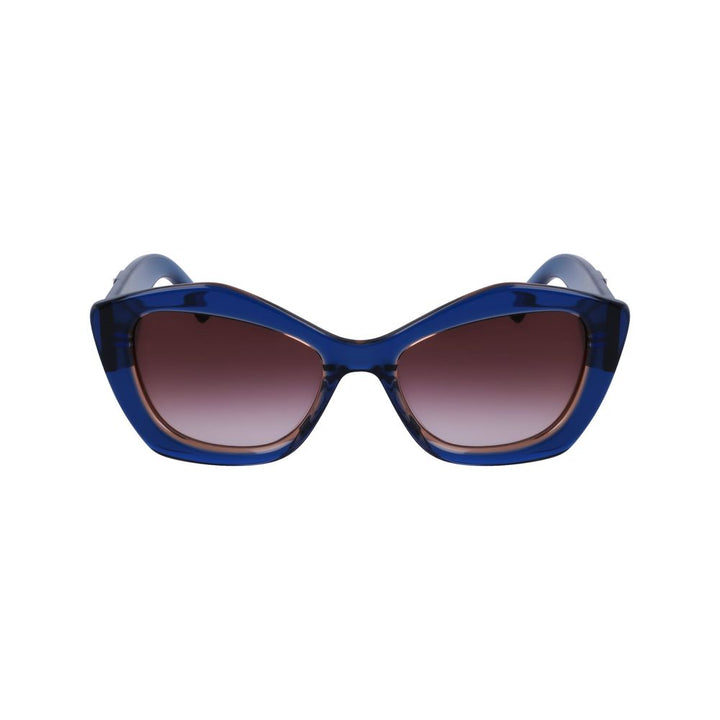 Karl Lagerfeld Blue Acetate Sunglasses