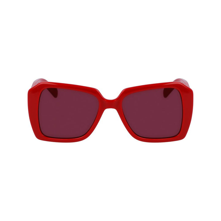 Karl Lagerfeld Red Injected Sunglasses