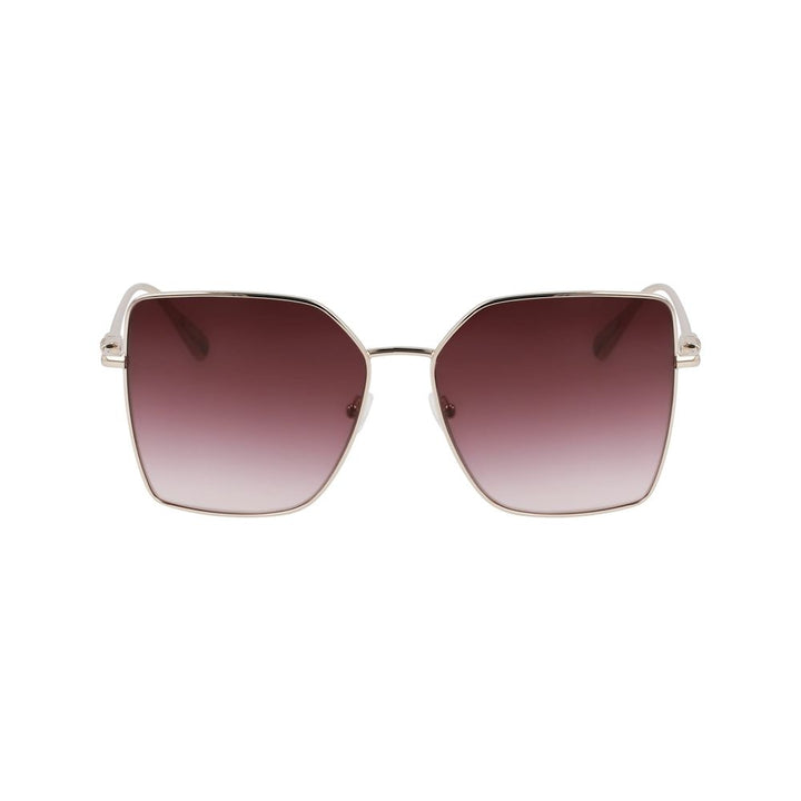 Longchamp Gold Metal Sunglasses