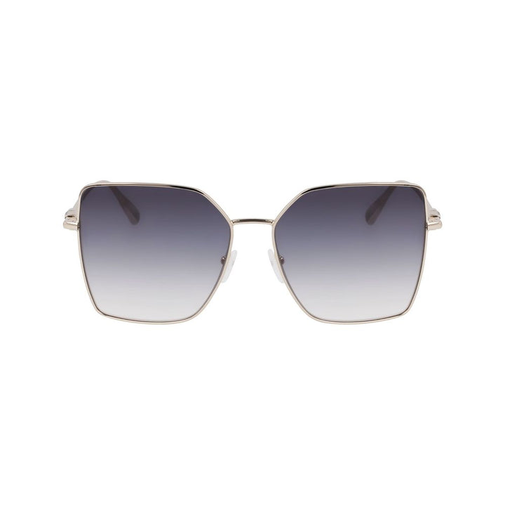 Longchamp Gold Metal Sunglasses