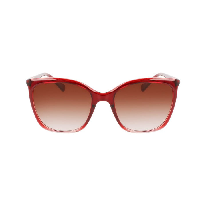 Longchamp Red Injected Sunglasses