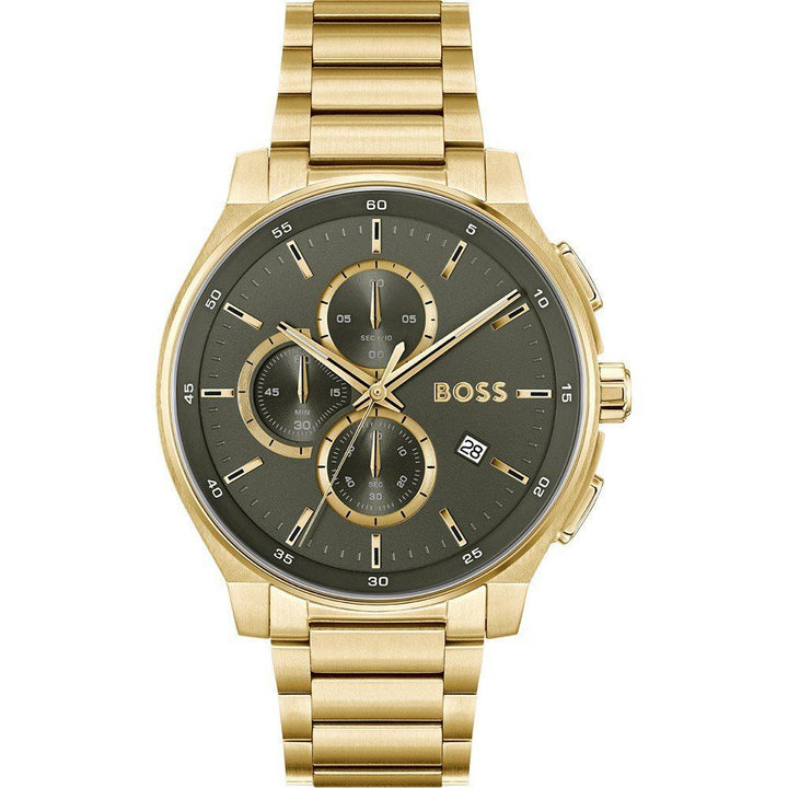 Hugo Boss Gold Stainless Steel Dress Watch
