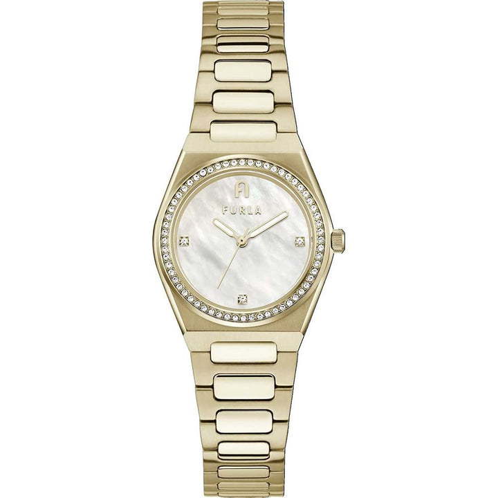 Furla Gold Stainless Steel Dress Watch
