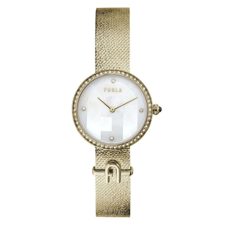 Furla Gold Stainless Steel Dress Watch
