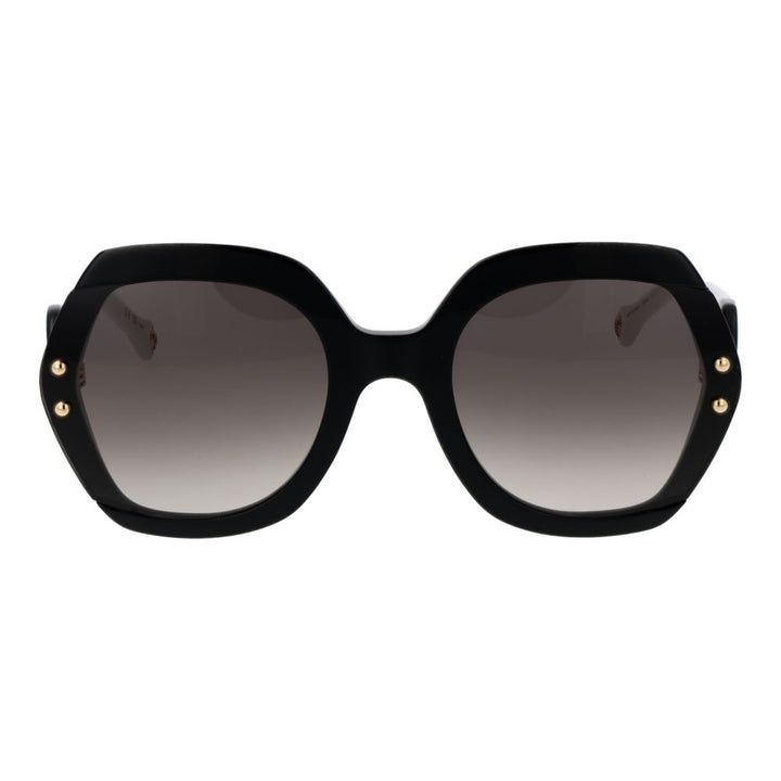 Carolina Herrera Black Acetate Sunglasses