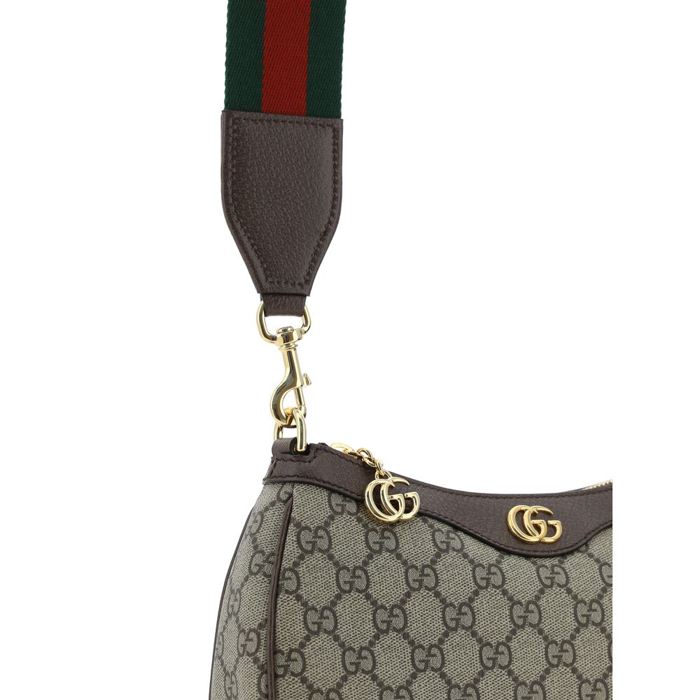 Gucci Brown Cotton Shoulder Bag