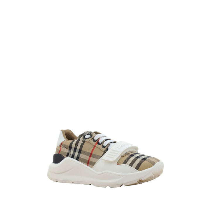 Burberry Beige Rubber Athletic Sneakers