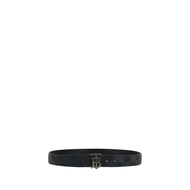 Burberry Black Calf Leather Bos Taurus Regular Belt