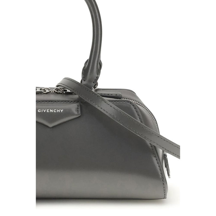 Givenchy Gray Calf Leather Bos Taurus Handbag