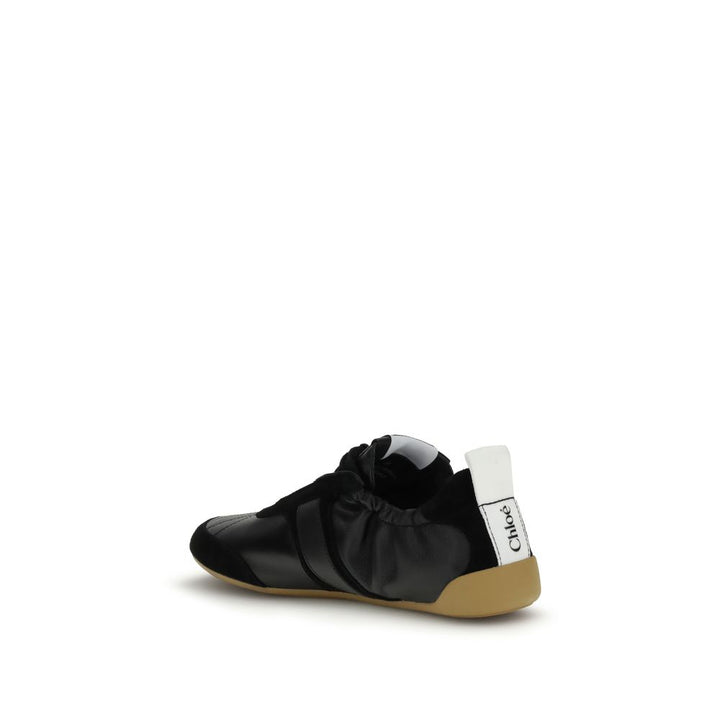 Chloé Black Goatskin Athletic Sneakers