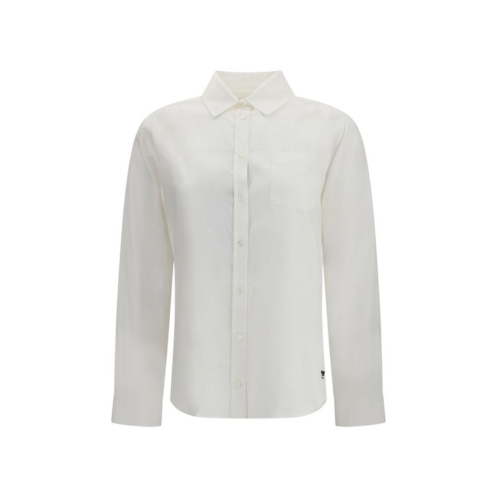 Max Mara White Cotton Dress Shirt