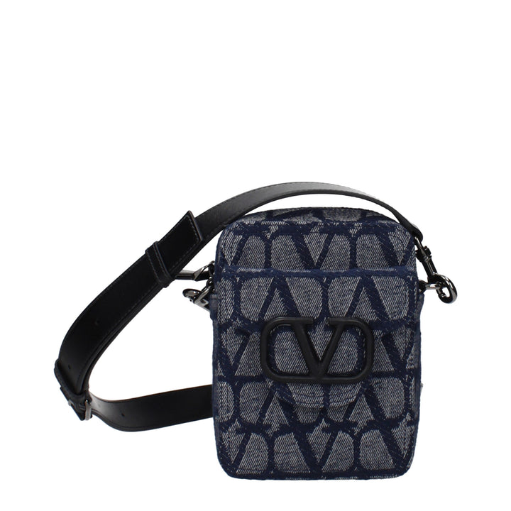 Valentino Garavani Blue Fabric Crossbody Bag