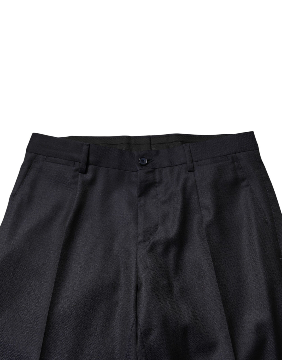 Dolce & Gabbana Black Wool Single Breasted Men 2 Piece Suit