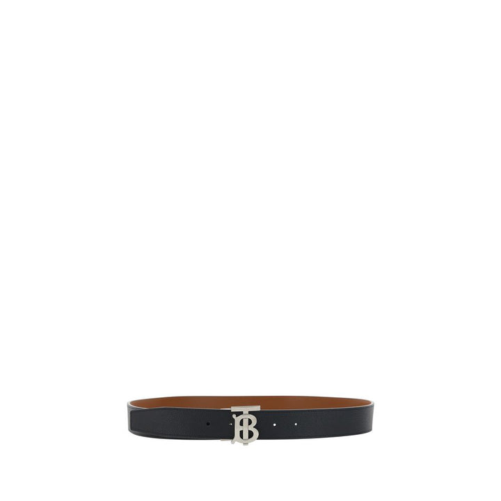 Burberry Black Calf Leather Bos Taurus Regular Belt