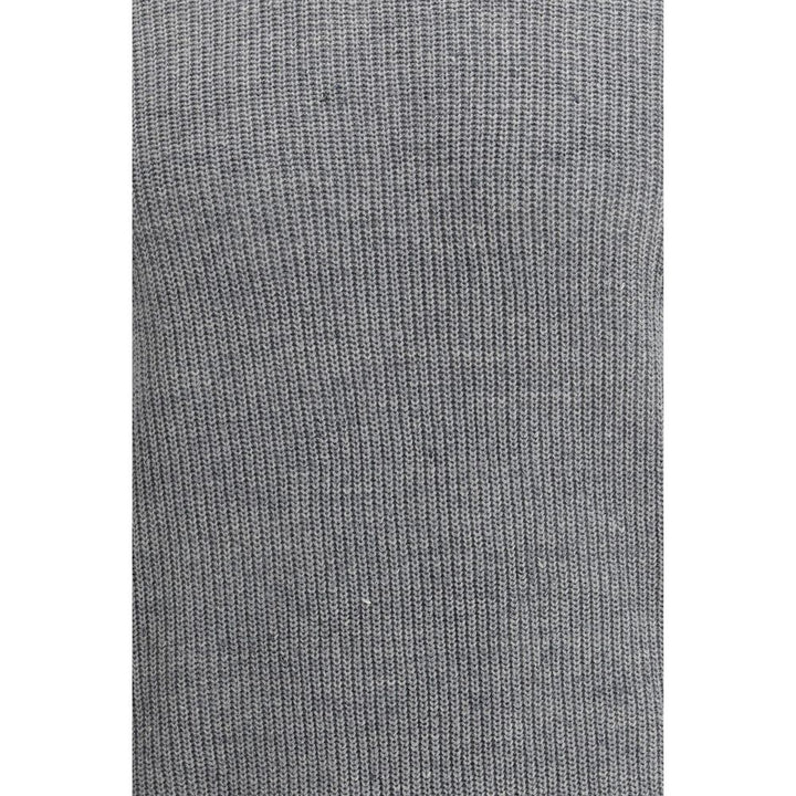 Brunello Cucinelli Gray Linen T-Shirt