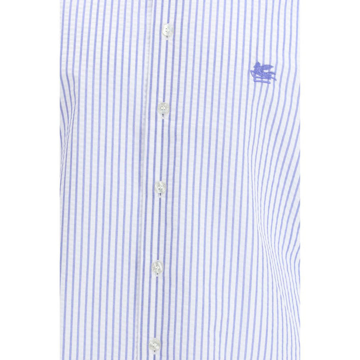 Etro Multicolor Cotton Dress Shirt