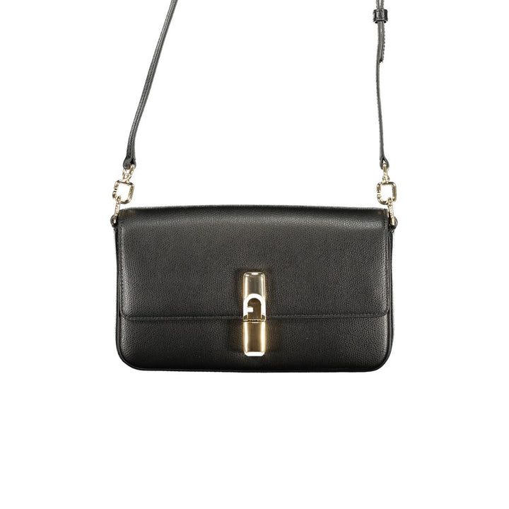 Furla Black Leather Women Handbag