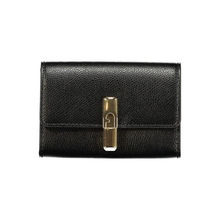 Furla Nero Leather Women Wallet