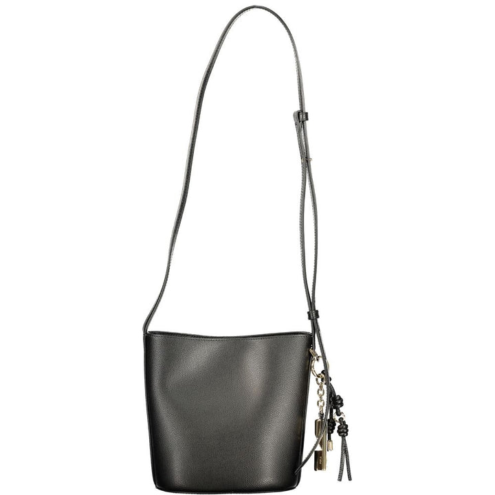 Furla Black Leather Women Bucket Bag