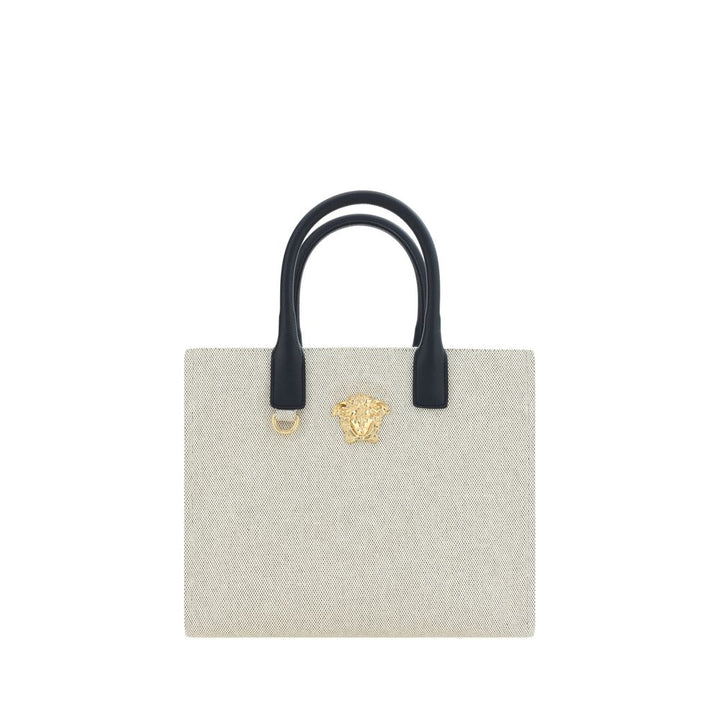 Versace Cream Cotton Shoulder Bag