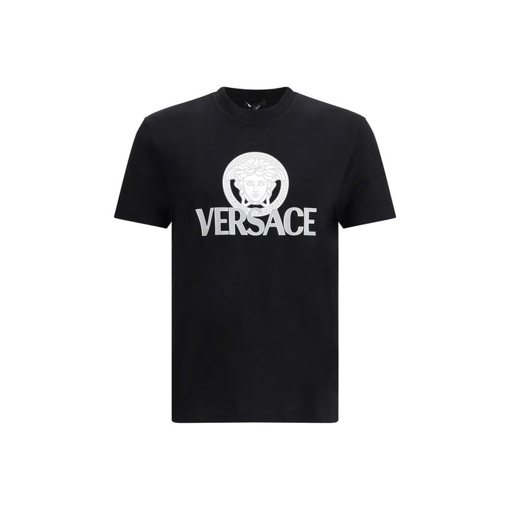 Versace Black Cotton T-Shirt