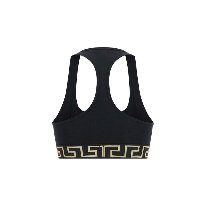 Versace Black Cotton Top