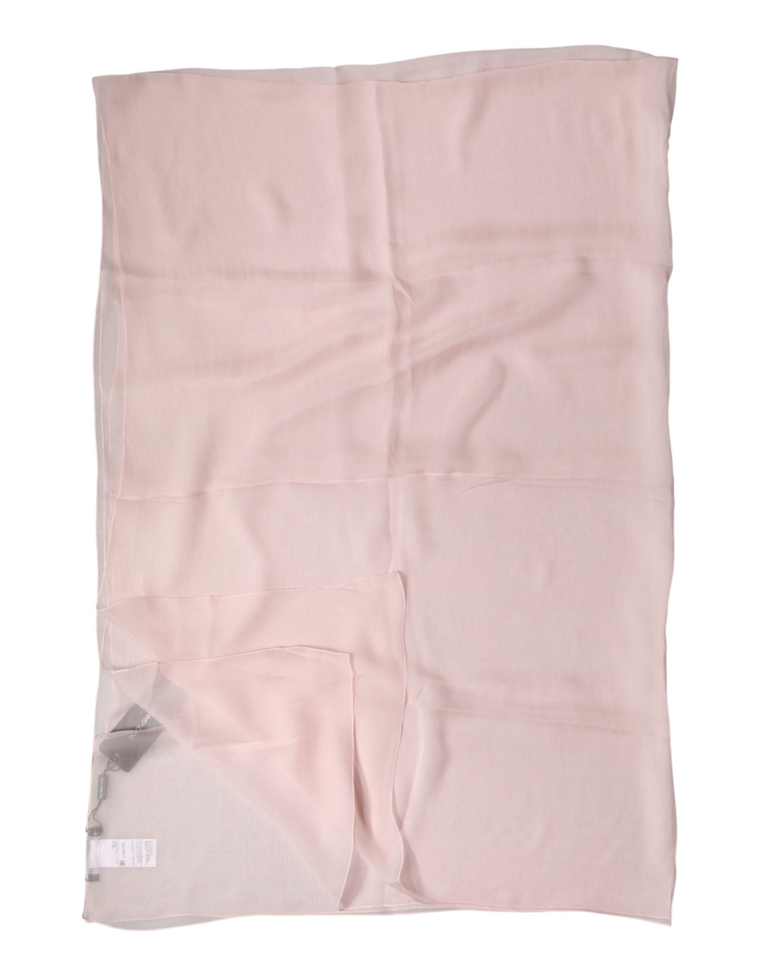 Dolce & Gabbana Light Pink Stole Silk Neck Wrap Shawl  Scarf