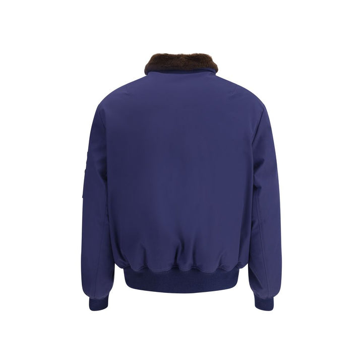 Brunello Cucinelli Blue Polyamide Bomber