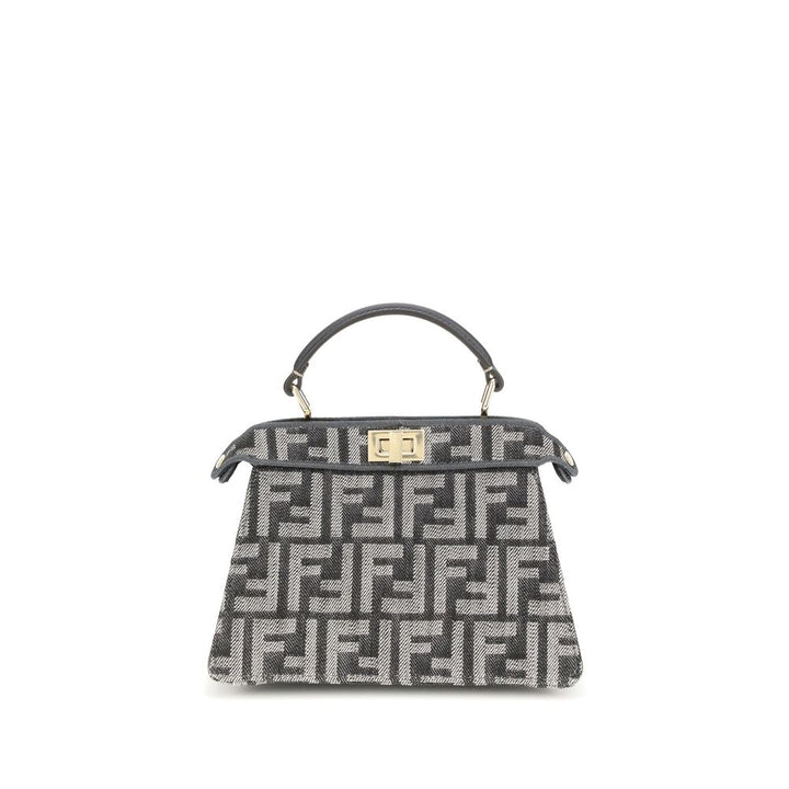 Fendi Blue Fabric Handbag