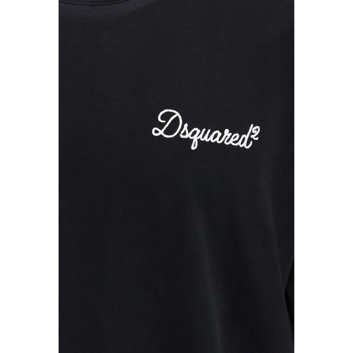 Dsquared² Black Cotton T-Shirt