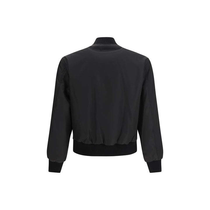Versace Black Polyamide Bomber