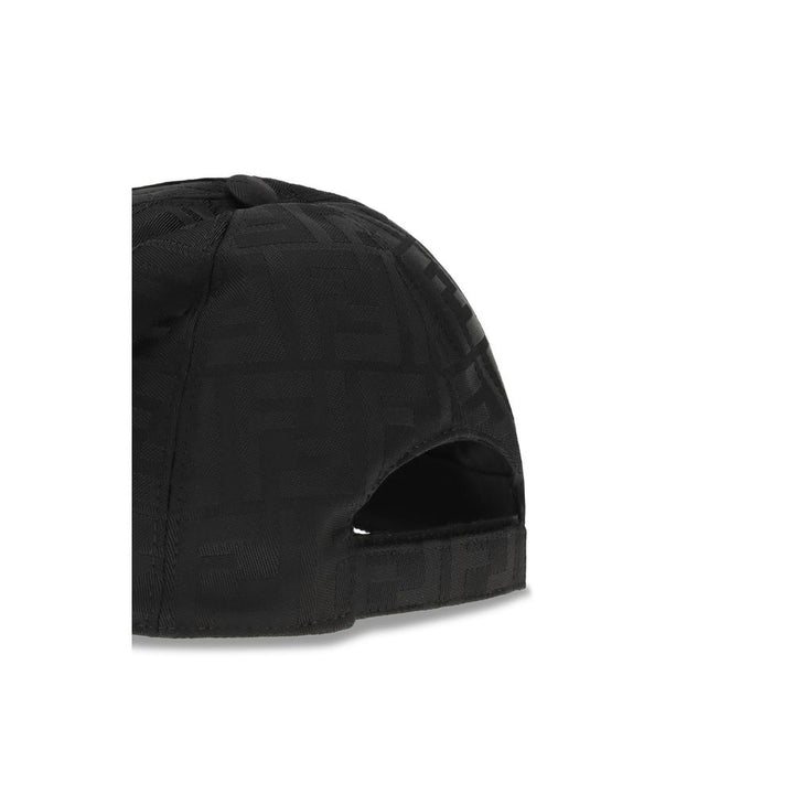 Fendi Black Polyamide Cap (Baseball Hat)