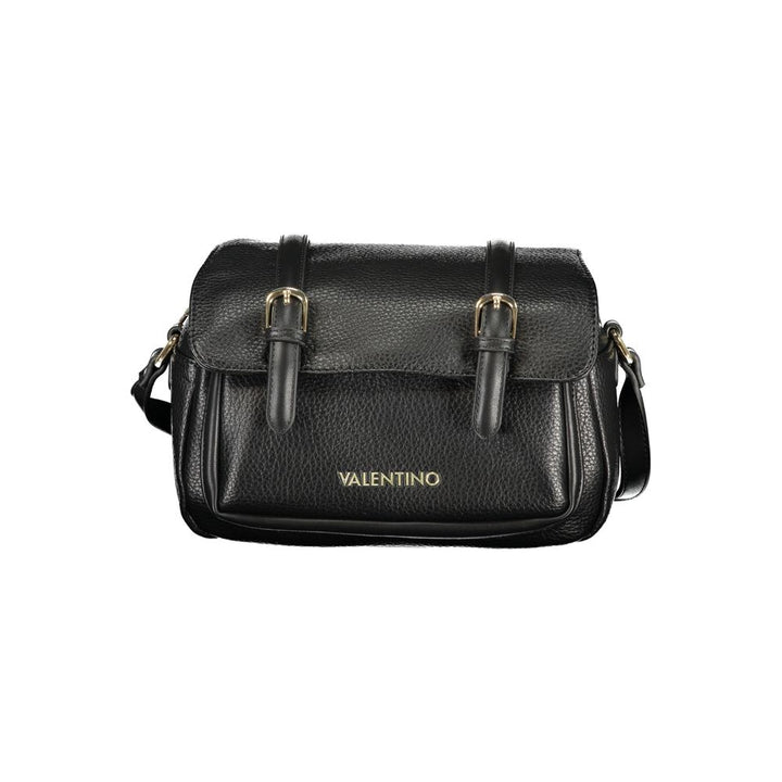 Mario Valentino Nero Polyurethane Women Shoulder Bag