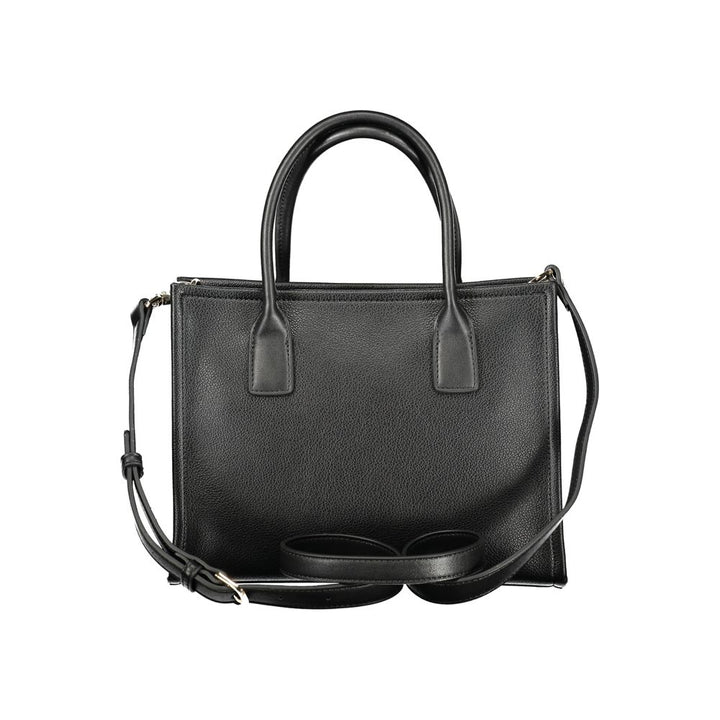Mario Valentino Black Polyurethane Women Handbag