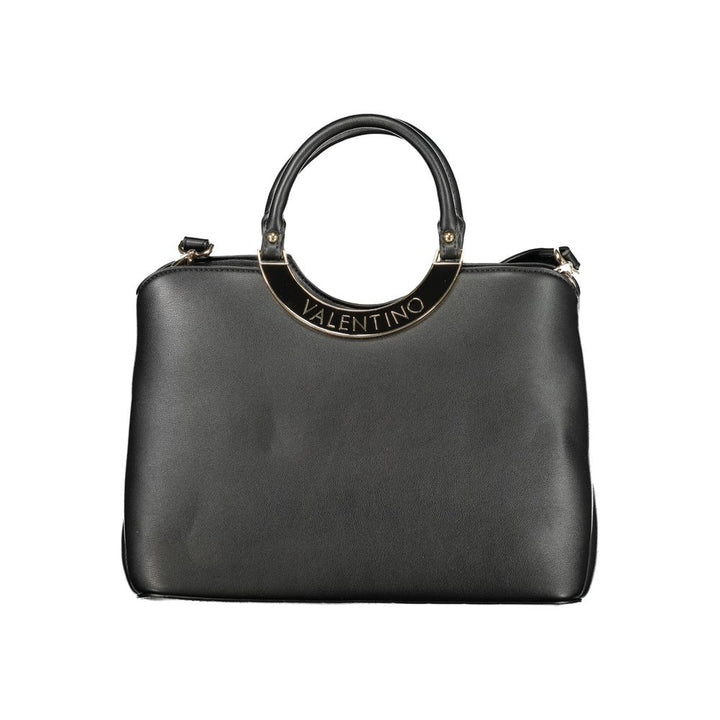Mario Valentino Black Polyurethane Women Handbag