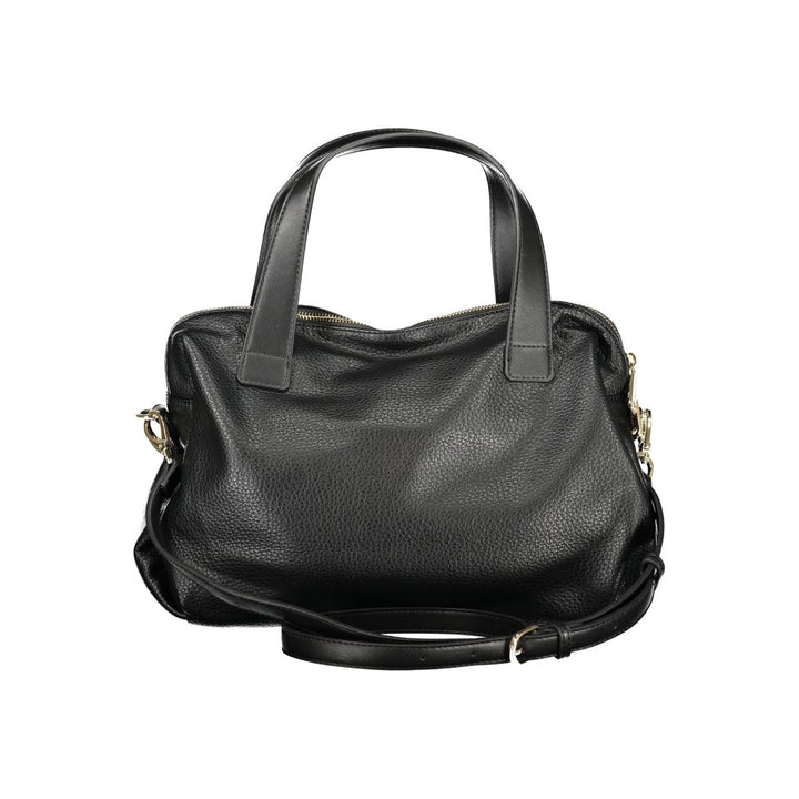 Mario Valentino Black Polyurethane Women Handbag