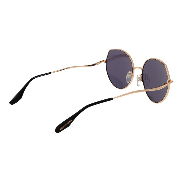 Trussardi Black Metal Sunglasses