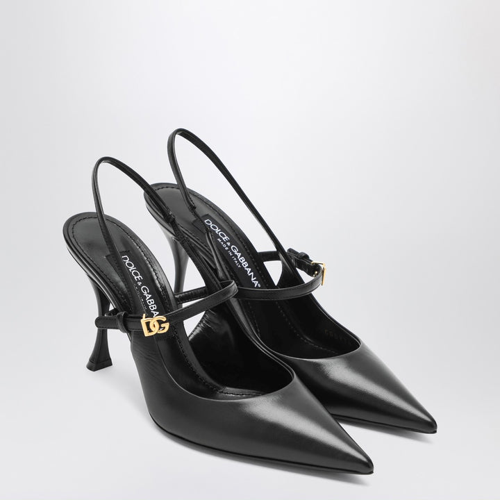 Dolce & Gabbana Dolce&Gabbana Black leather slingback