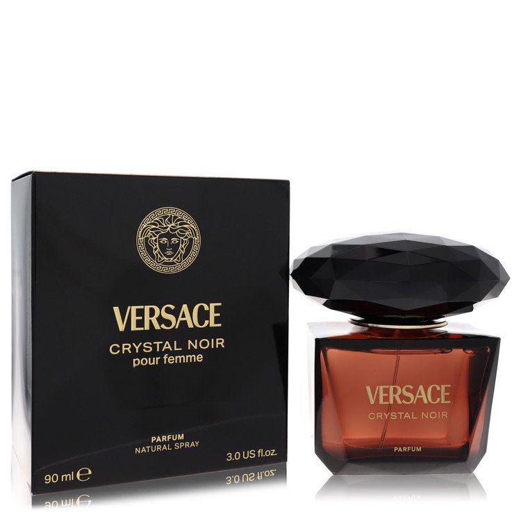 Crystal Noir Parfum Spray By Versace 3 oz / 90 ml For Women