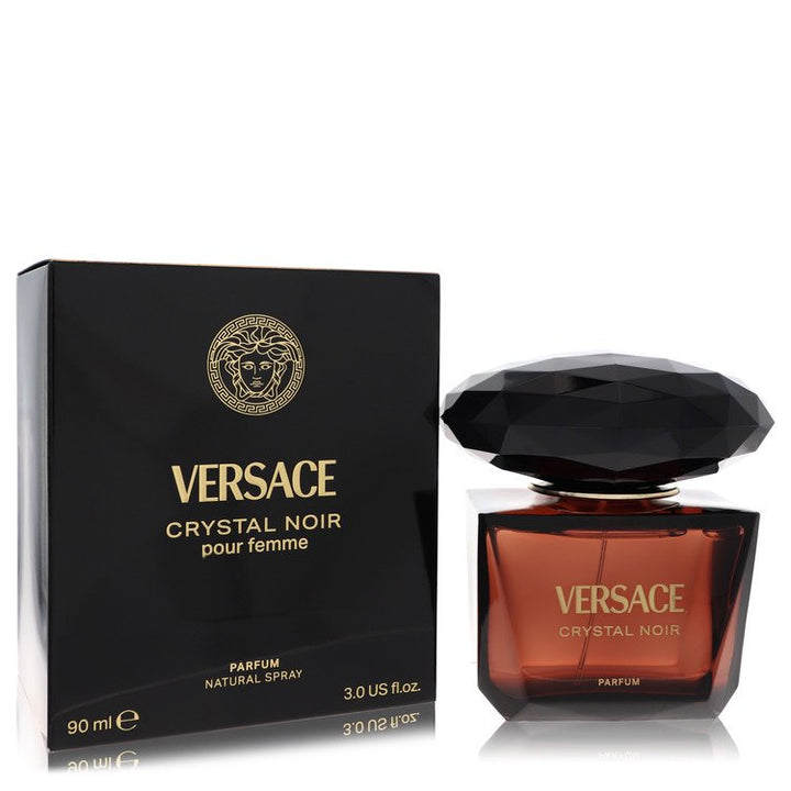 Crystal Noir Parfum Spray By Versace 3 oz / 90 ml For Women