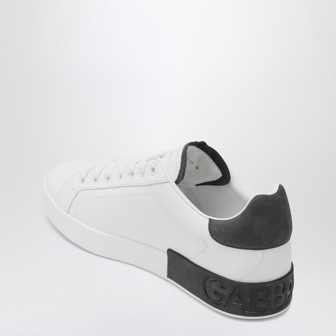 Dolce & Gabbana Dolce&Gabbana Portofino white/black leather sneaker