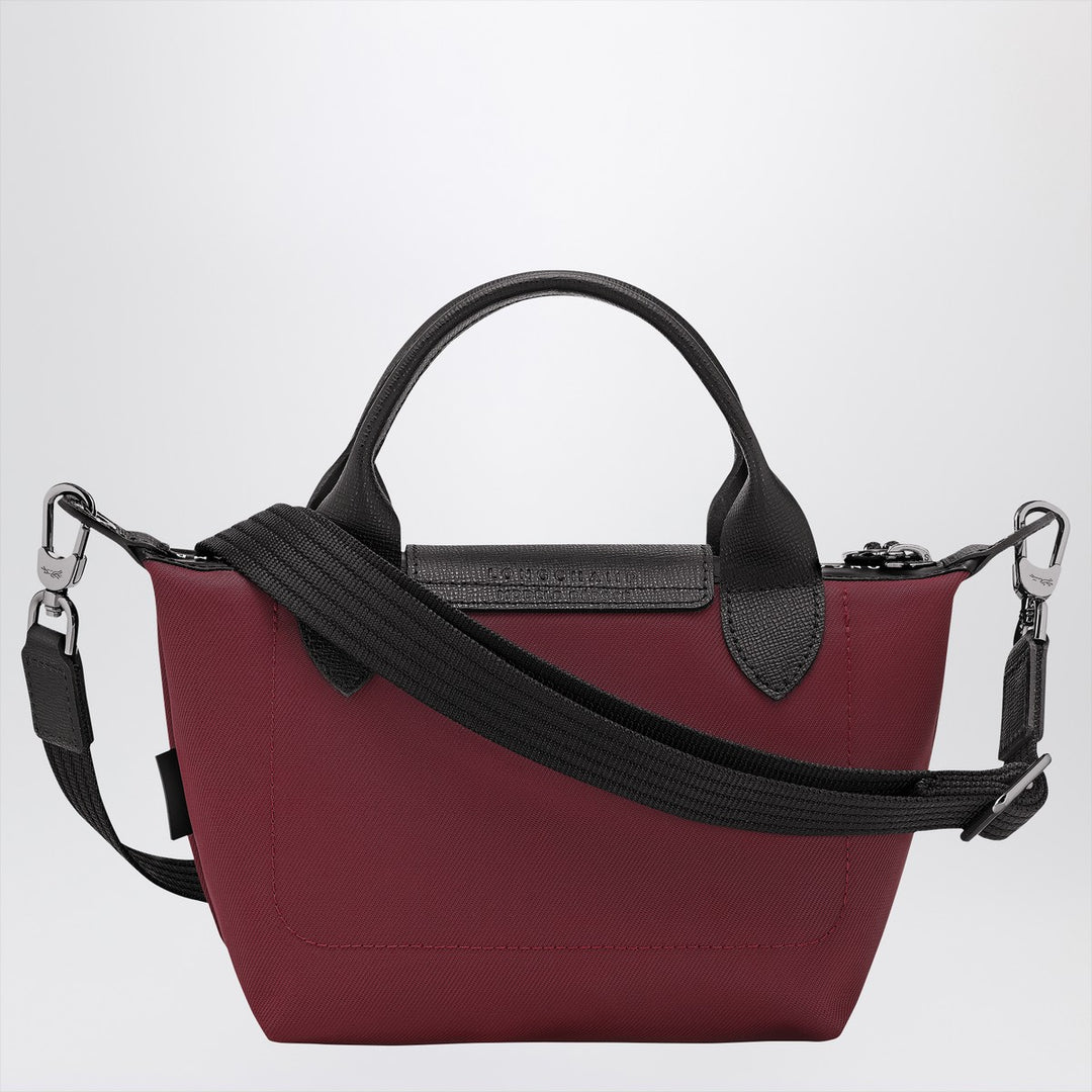 Longchamp XS Le Pliage Energy bag with handle in amaranth colour
