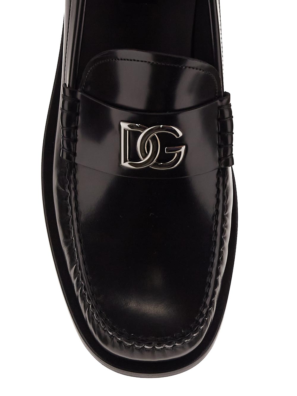 Dolce & Gabbana Brushed Calfskin Loafers