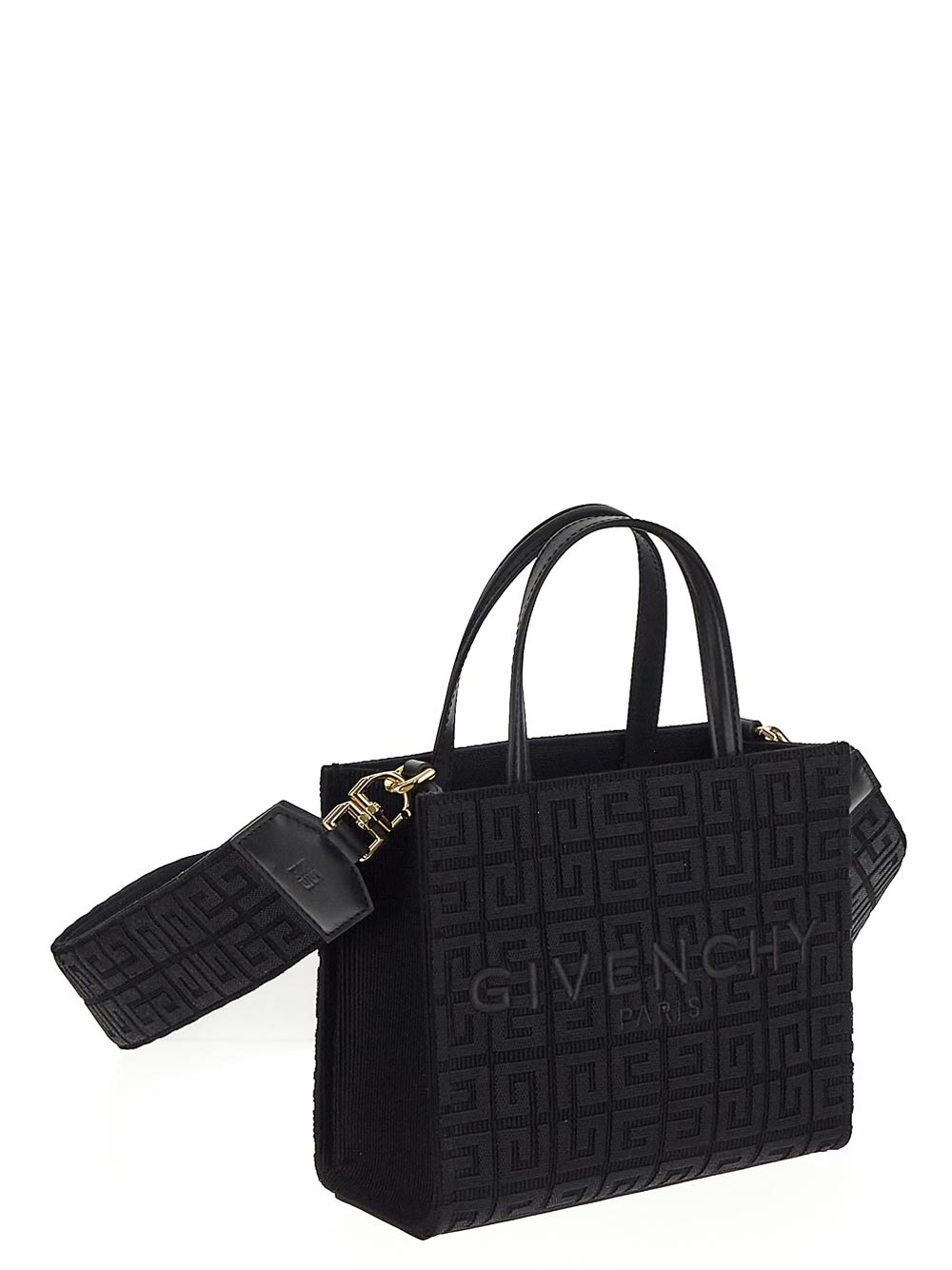 Givenchy Mini G-Tote Shopping Bag In 4G Embroidery