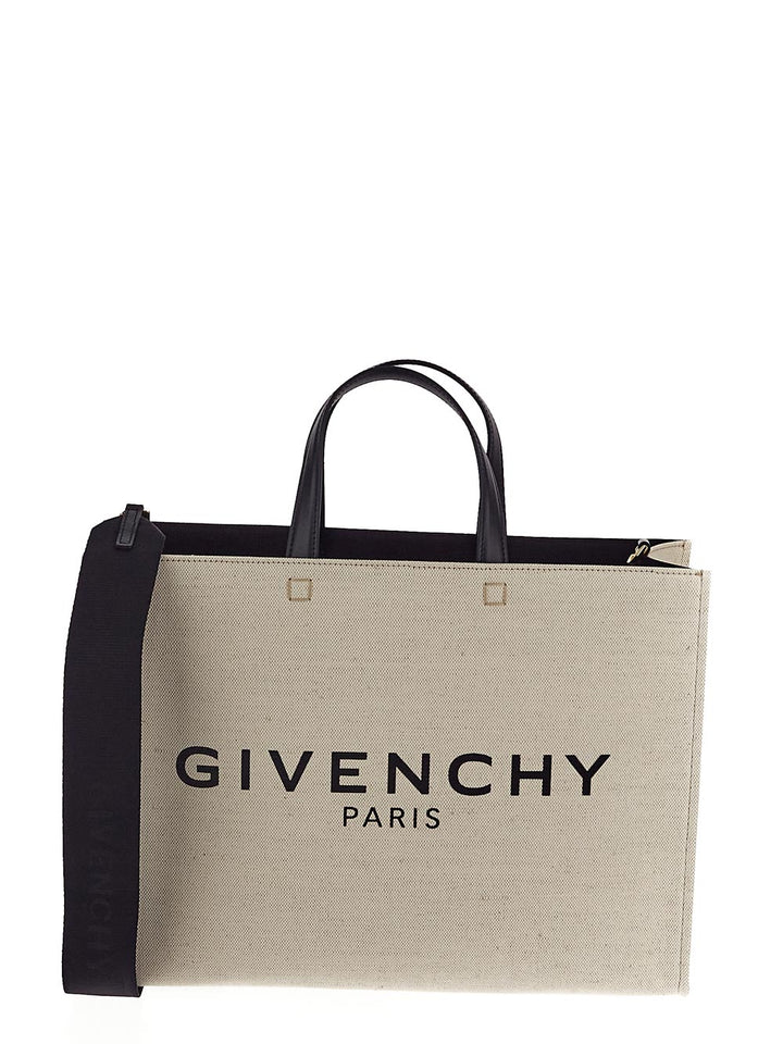 Givenchy Medium G-Tote Shopping Bag In Canvas