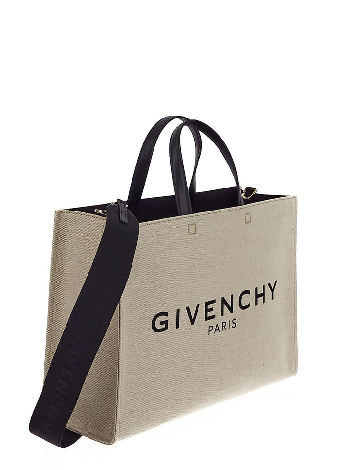 Givenchy Medium G-Tote Shopping Bag In Canvas
